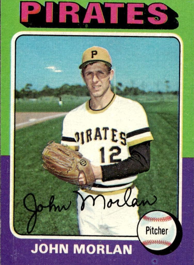 John Morlan 1975 topps Topps