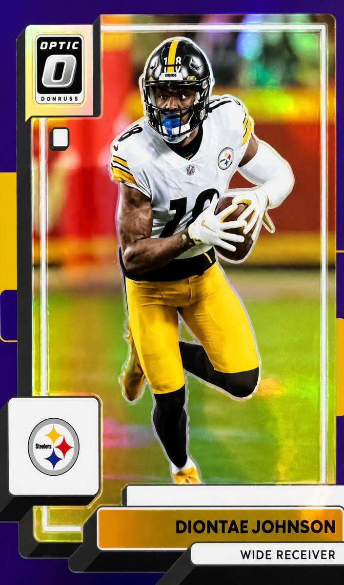 Diontae Johnson 2022 panini Donruss Optic
