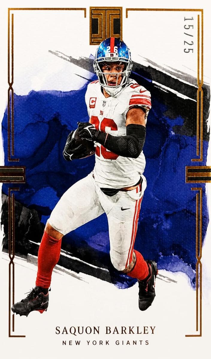 Saquon Barkley 2023 panini Panini Impeccable