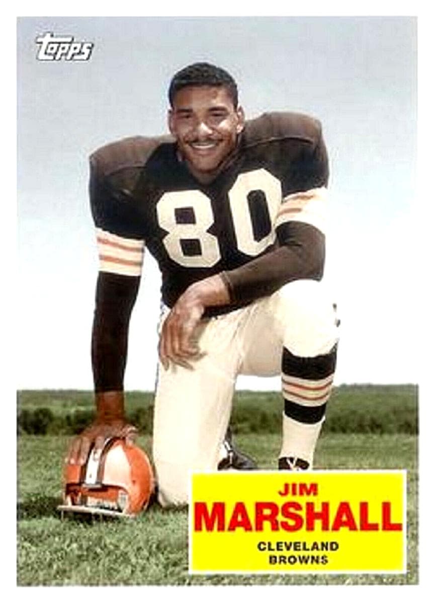 Jim Marshall trading card