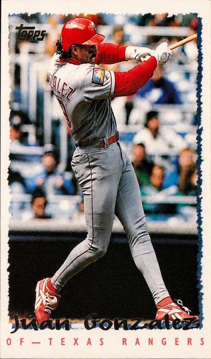 Juan Gonzalez 1995 topps Topps