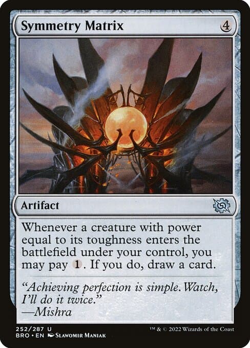 Symmetry Matrix 2022 Magic: The Gathering Brother's War