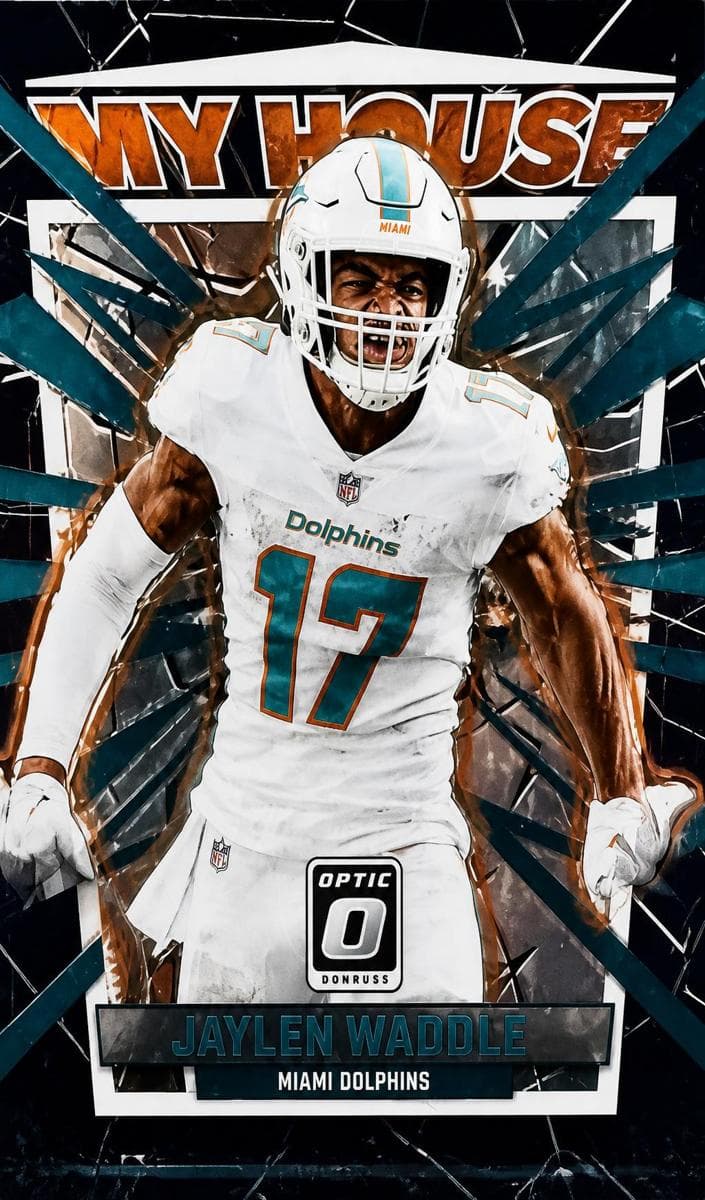 Jaylen Waddle 2023 panini Donruss Optic