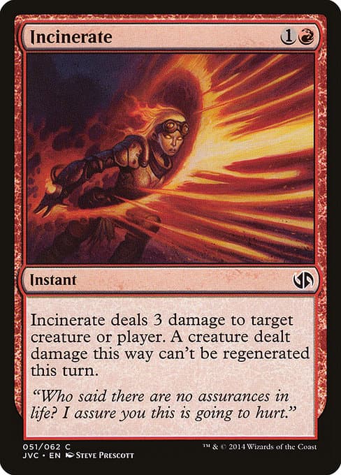 Incinerate Magic: The Gathering