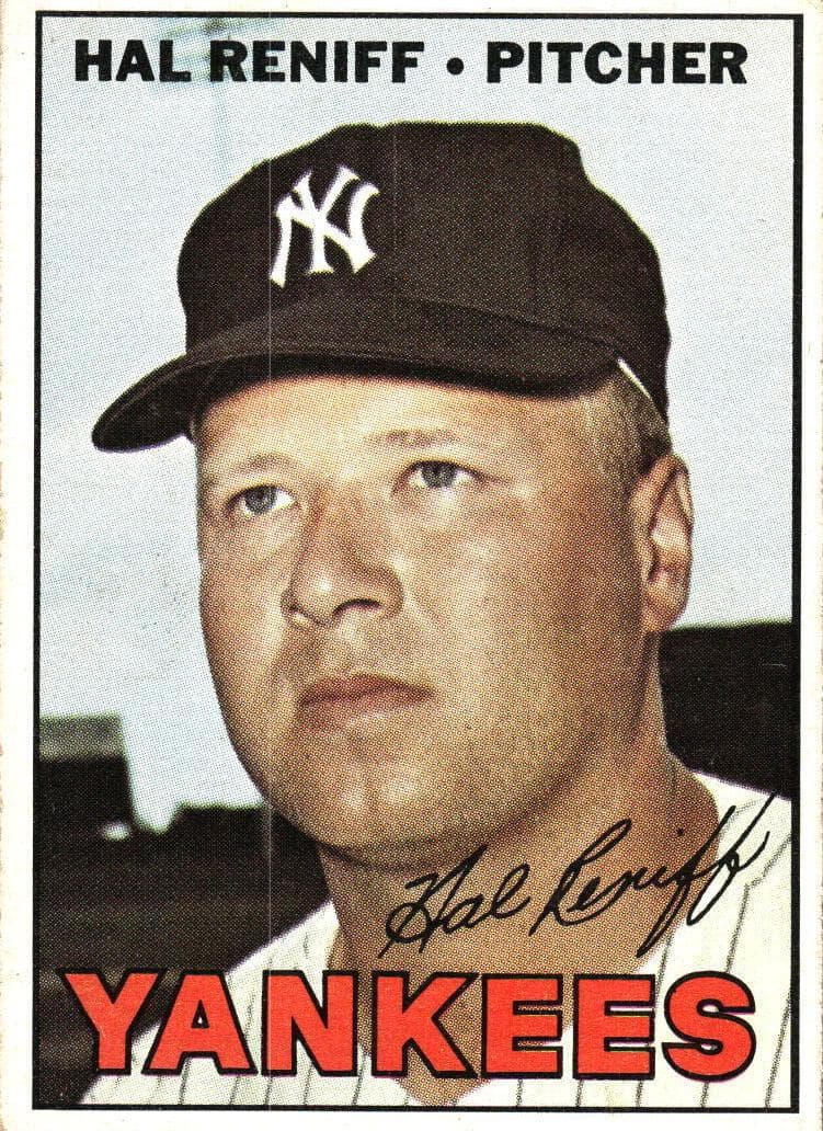 Hal Reniff 1967 topps Topps