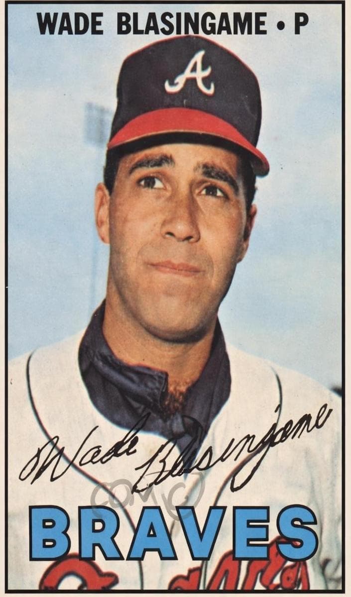 Wade Blasingame 1967 topps O-Pee-Chee