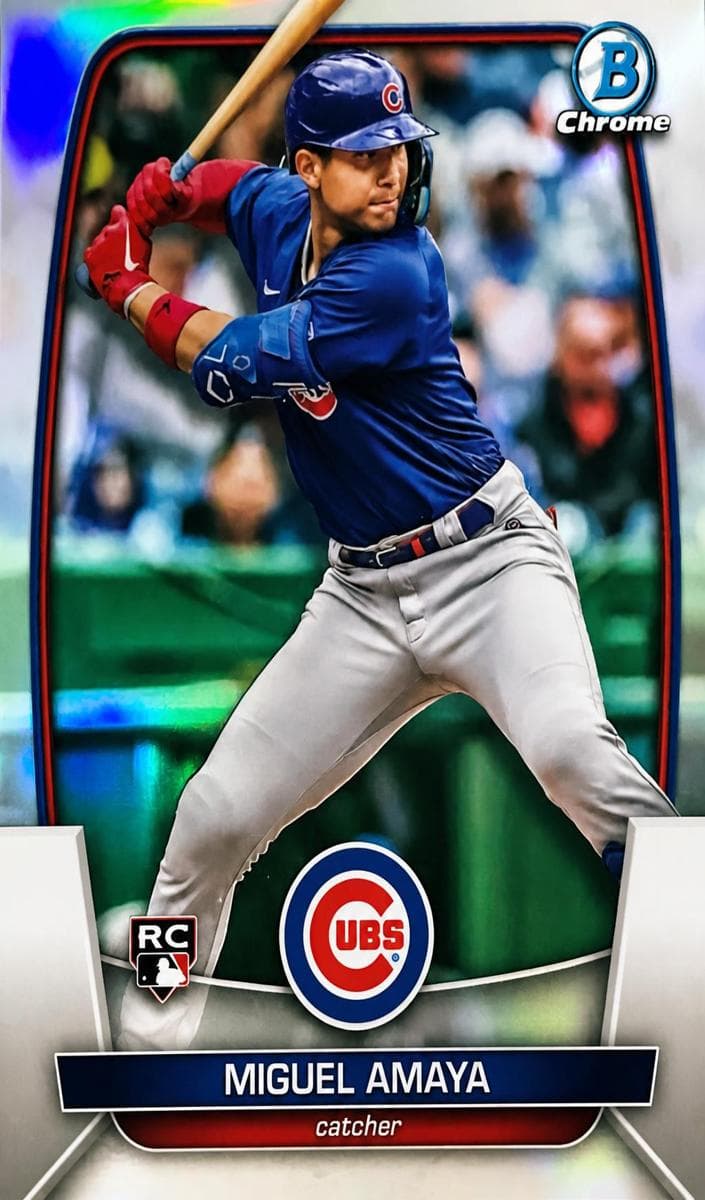 Miguel Amaya trading card