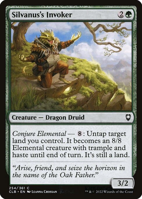 Silvanus's Invoker 2022 Magic: The Gathering Commander Legends: Battle for Baldur's Gate