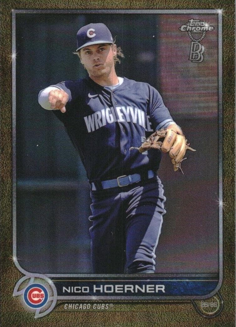 Nico Hoerner 2022 topps Topps Chrome