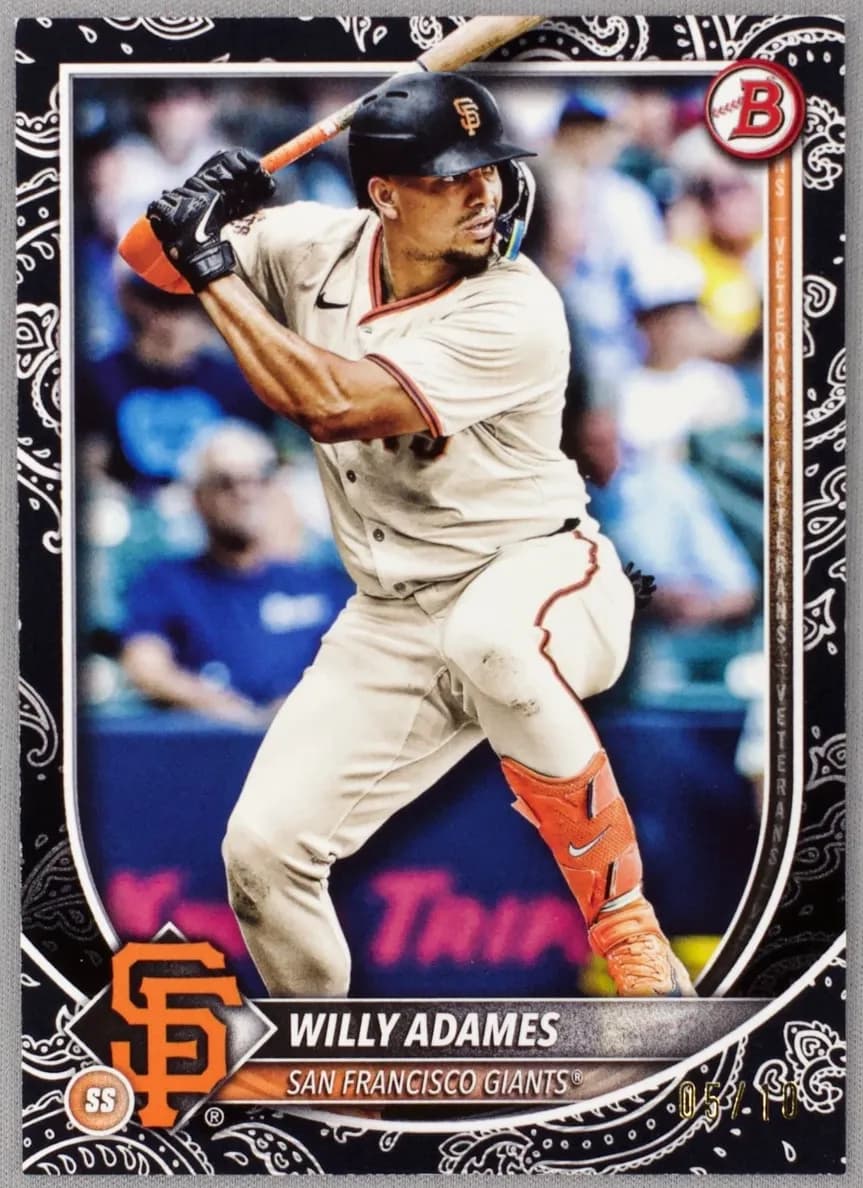 Willy Adames trading card