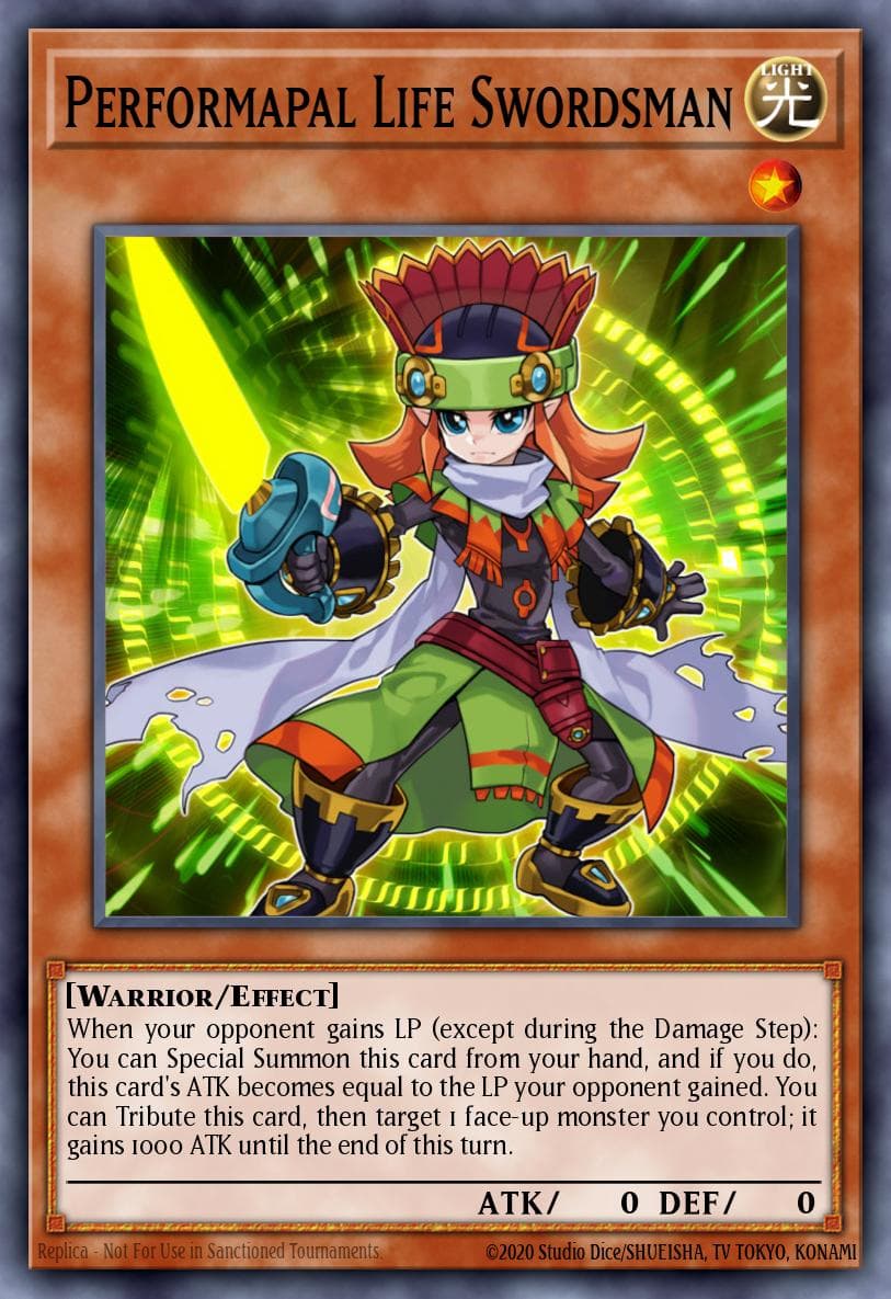 Performapal Life Swordsman #TDIL-EN008