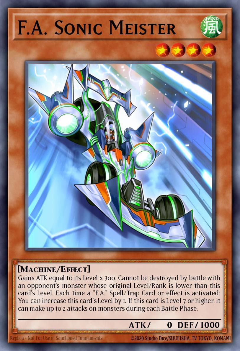 F.A. Sonic Meister 2018 Yu-Gi-Oh!