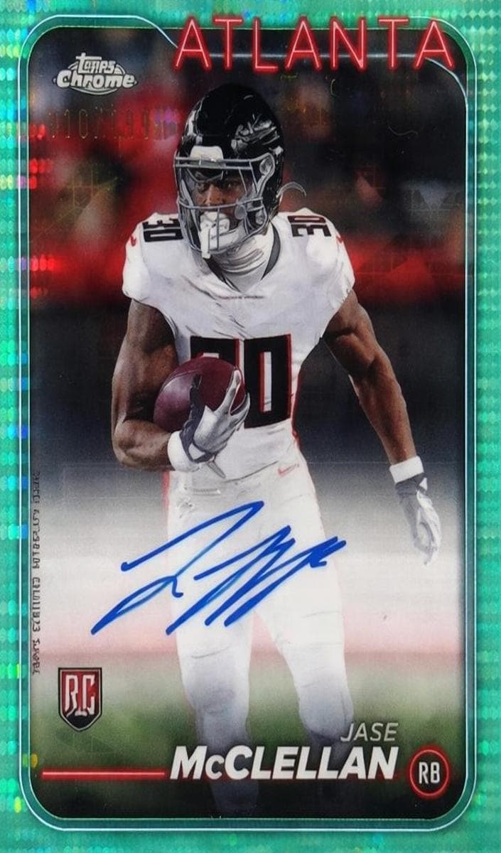 Jase McClellan 2024 topps Topps Chrome