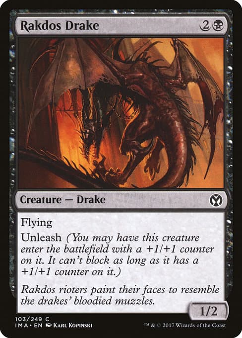 Rakdos Drake 2019 Magic: The Gathering