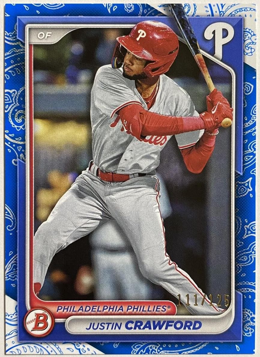 Justin Crawford 2024 bowman