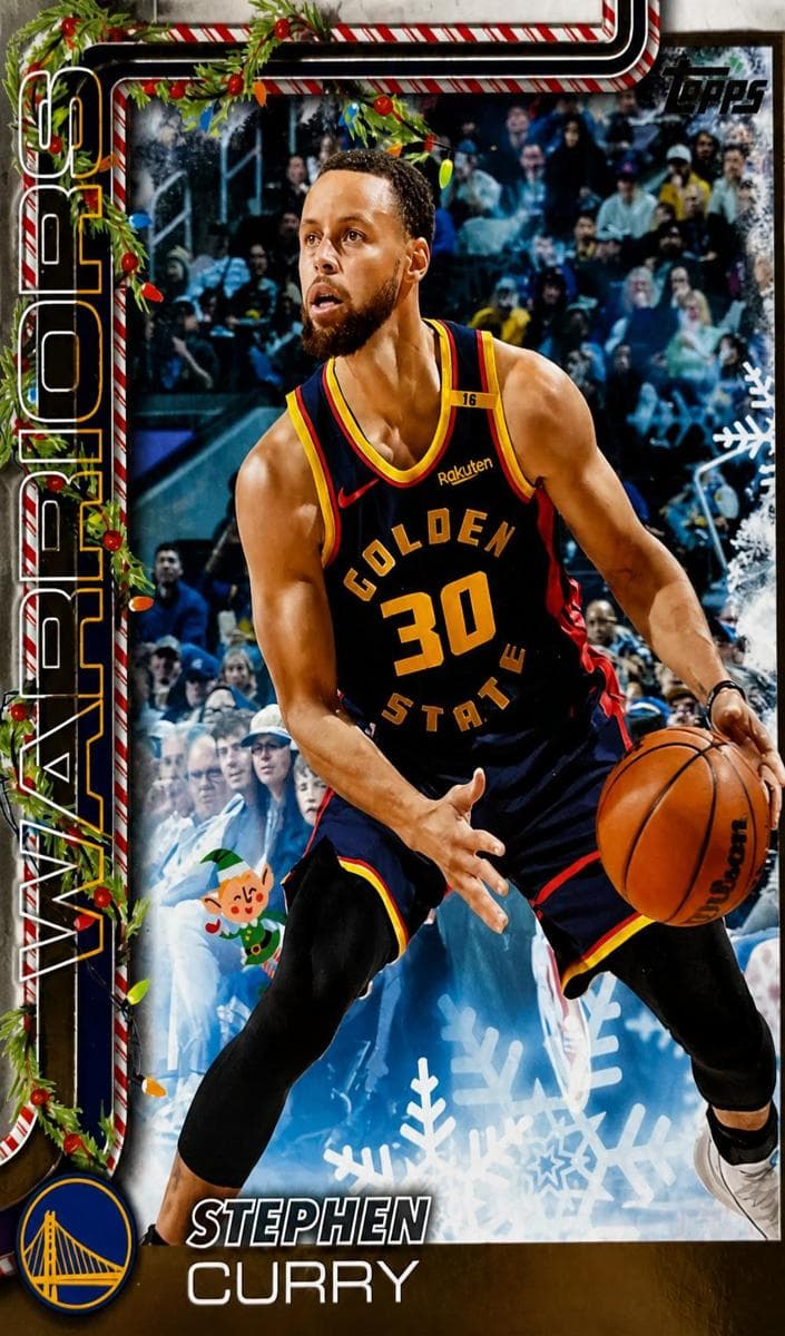 Stephen Curry 2025 topps Topps Holiday