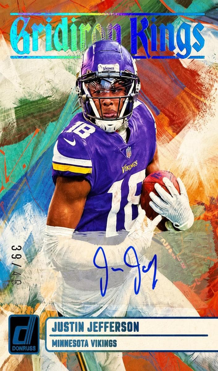 Justin Jefferson 2023 panini Panini Donruss