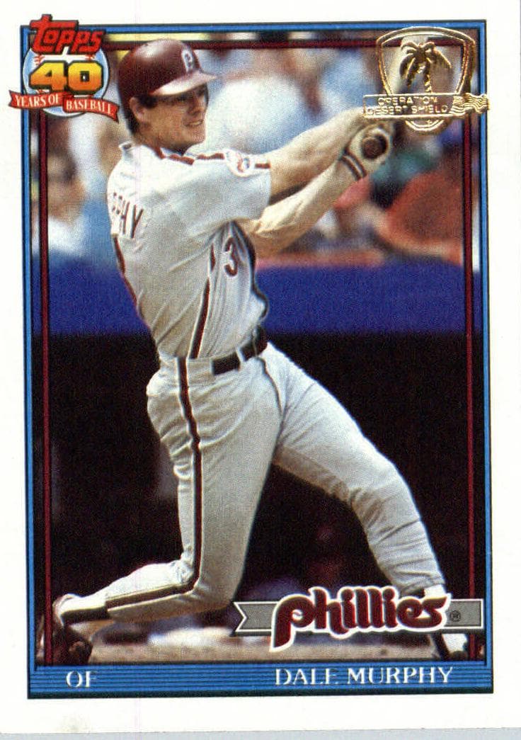Dale Murphy 1991 topps Topps
