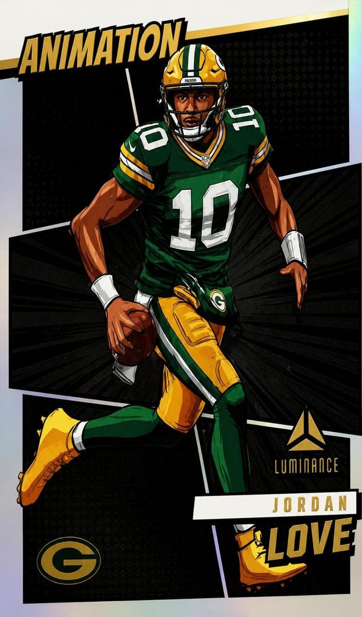 Jordan Love 2025 panini Panini Luminance