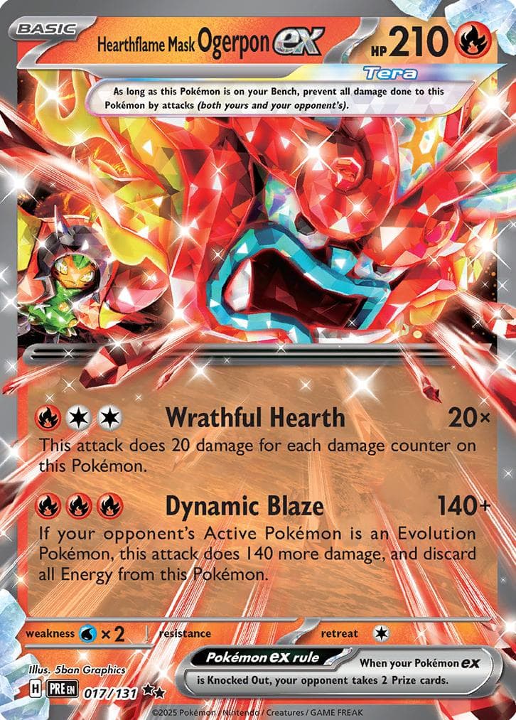 Hearthflame Mask Ogerpon EX #17