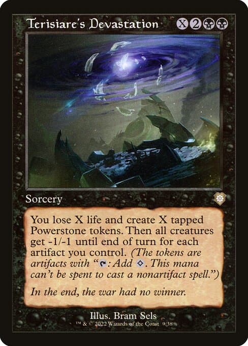 Terisiare's Devastation 2022 Magic: The Gathering Brother's War Commander