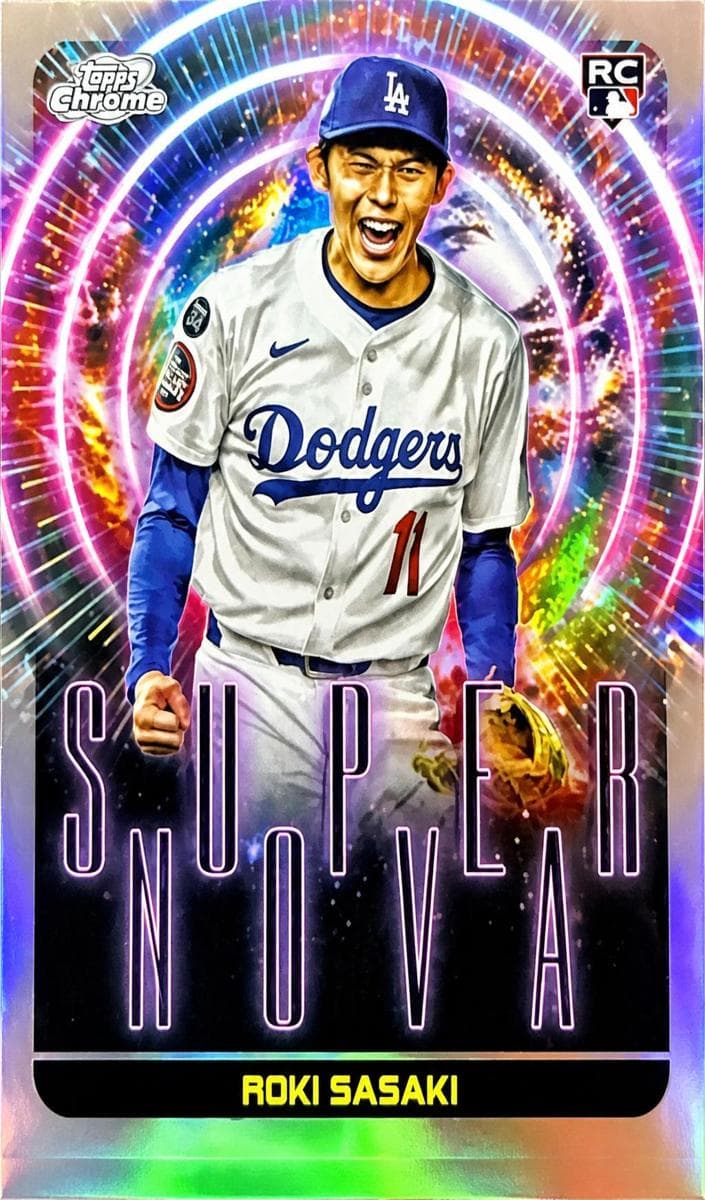 Roki Sasaki 2025 topps Topps Cosmic Chrome