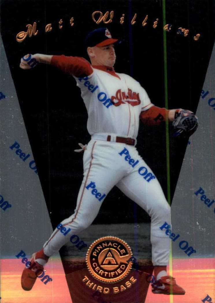 Matt Williams 1997 panini Pinnacle Totally Certified