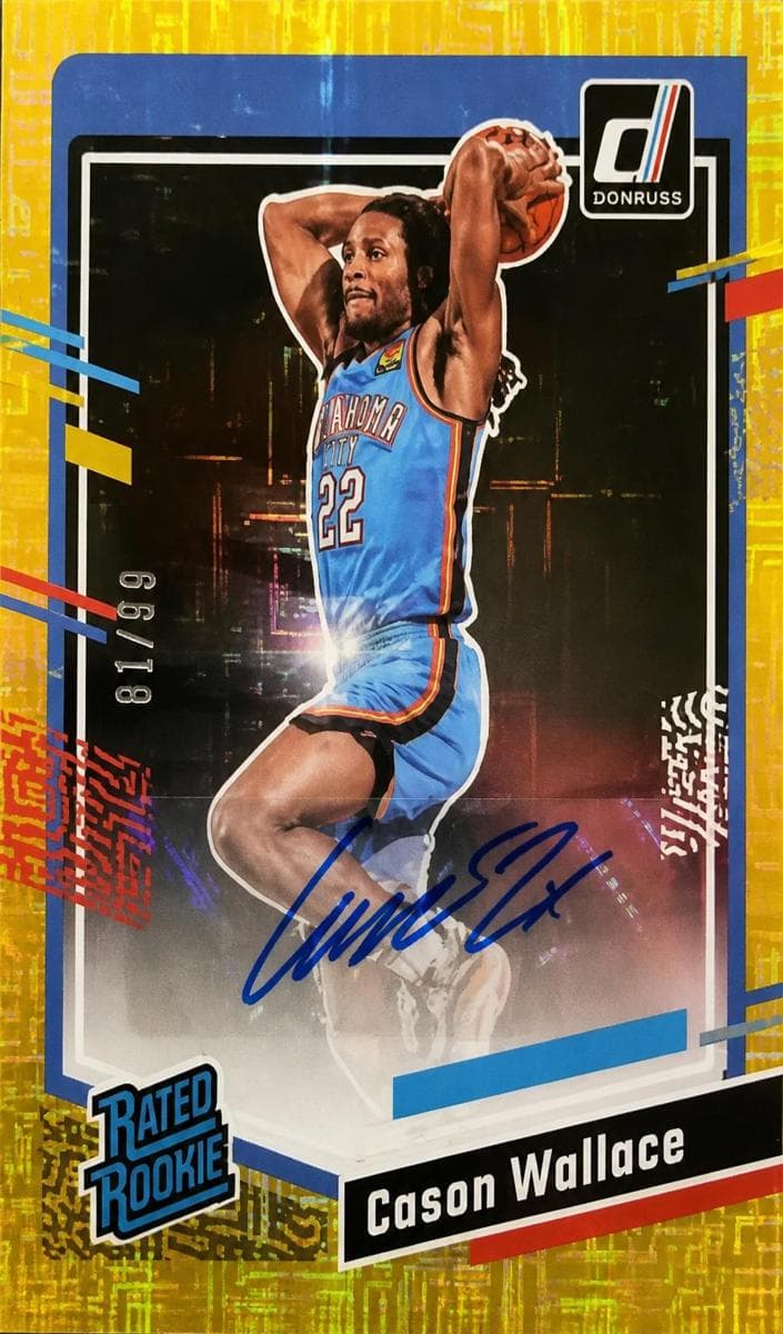 Cason Wallace 2023 panini Donruss