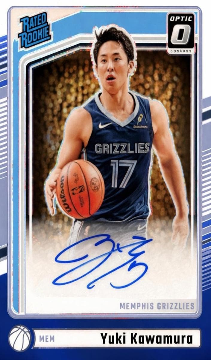 Yuki Kawamura trading card