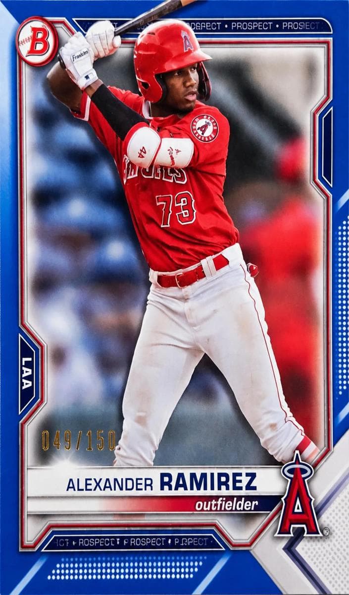 Alexander Ramirez 2021 bowman Bowman Draft