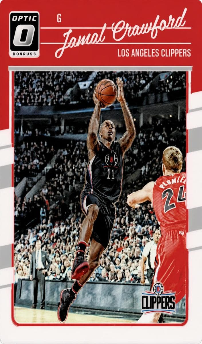 Jamal Crawford 2016 panini Donruss Optic
