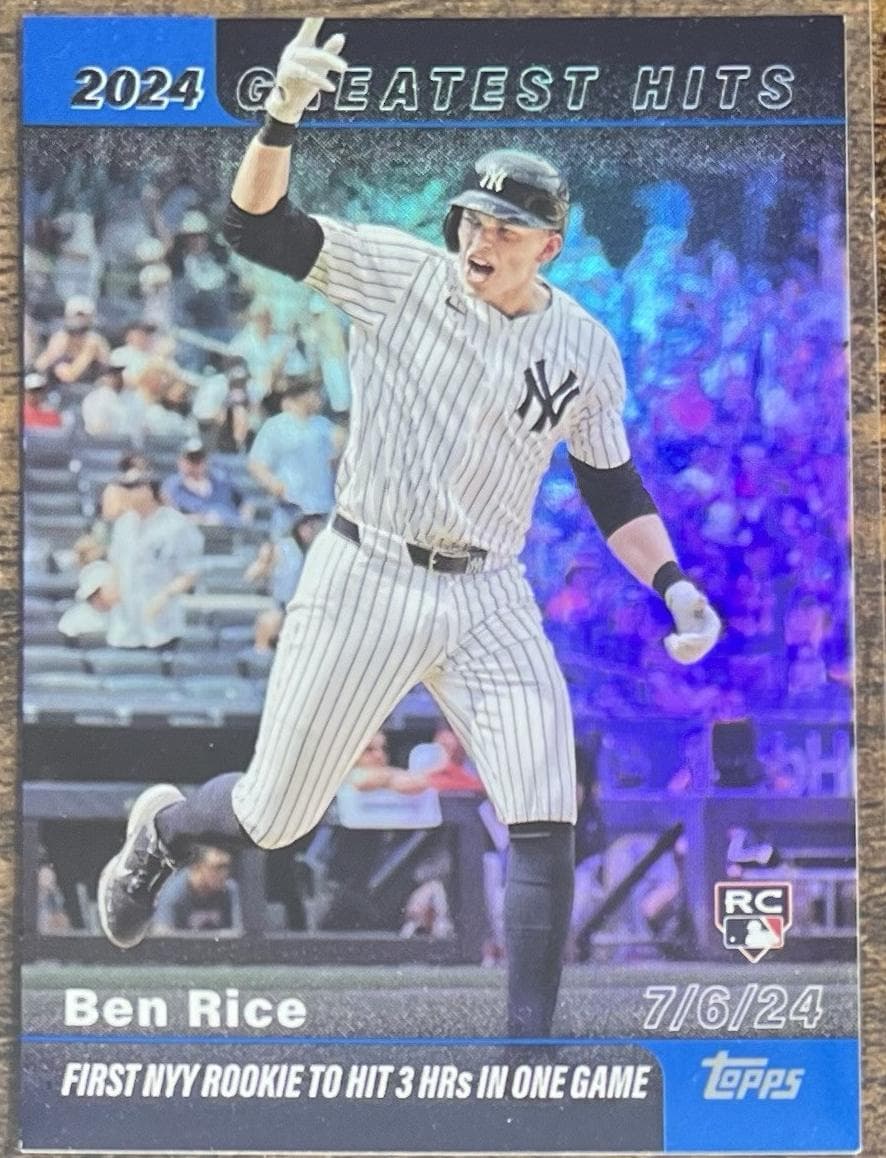 Ben Rice 2025 topps Topps