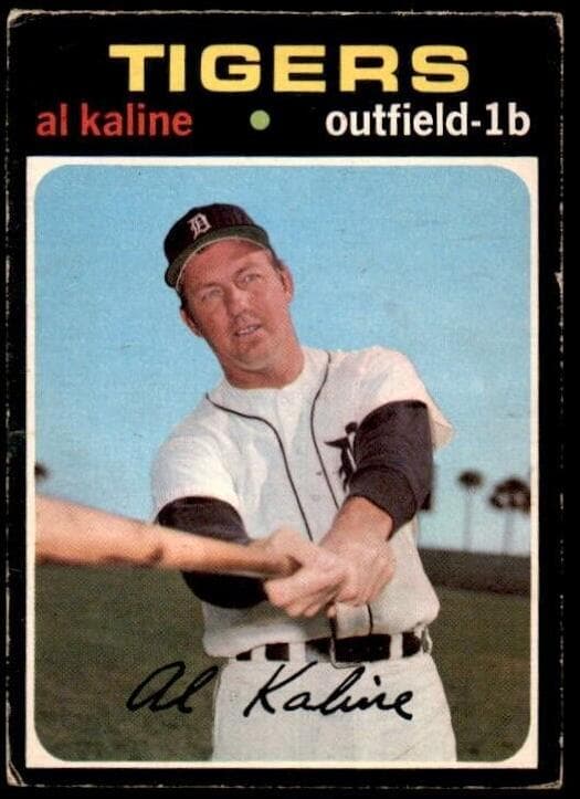 Al Kaline 1971 topps O-Pee-Chee