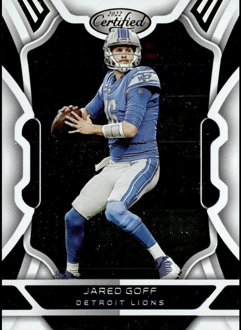 Jared Goff 2022 panini Panini Certified