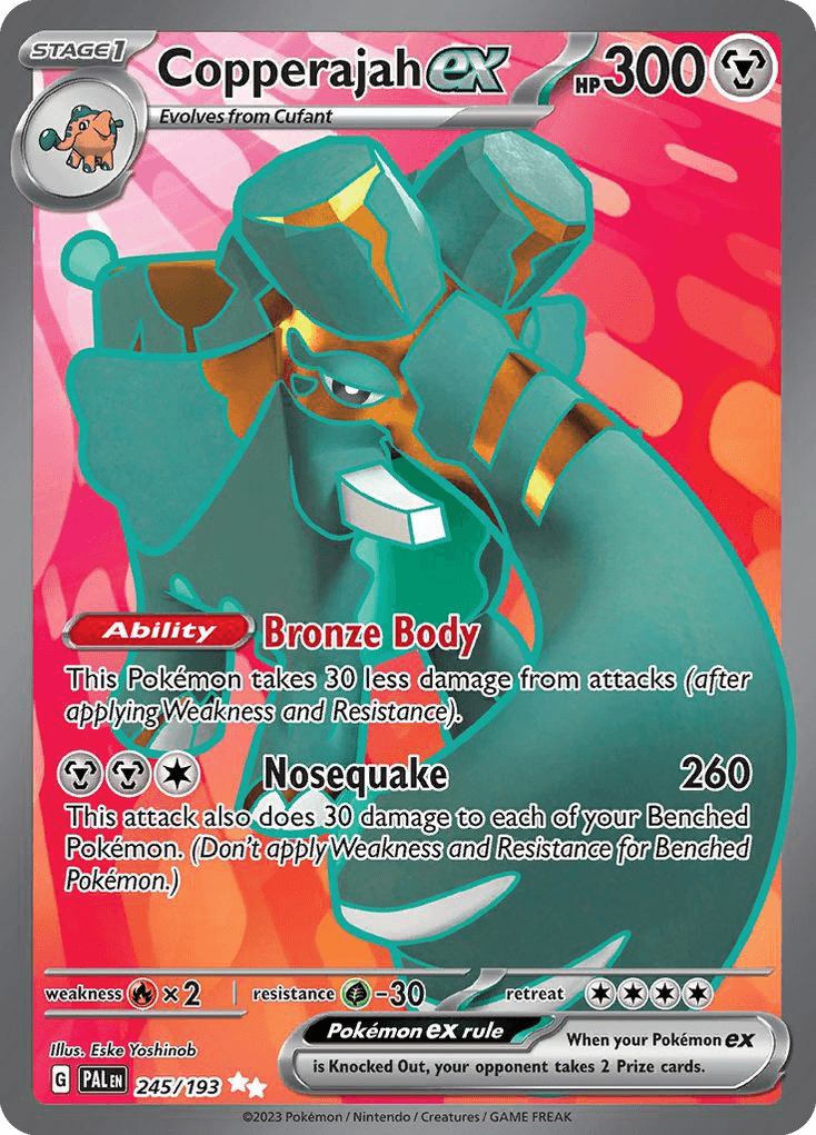 Copperajah ex 2023 Pokemon Korean Snow Hazard