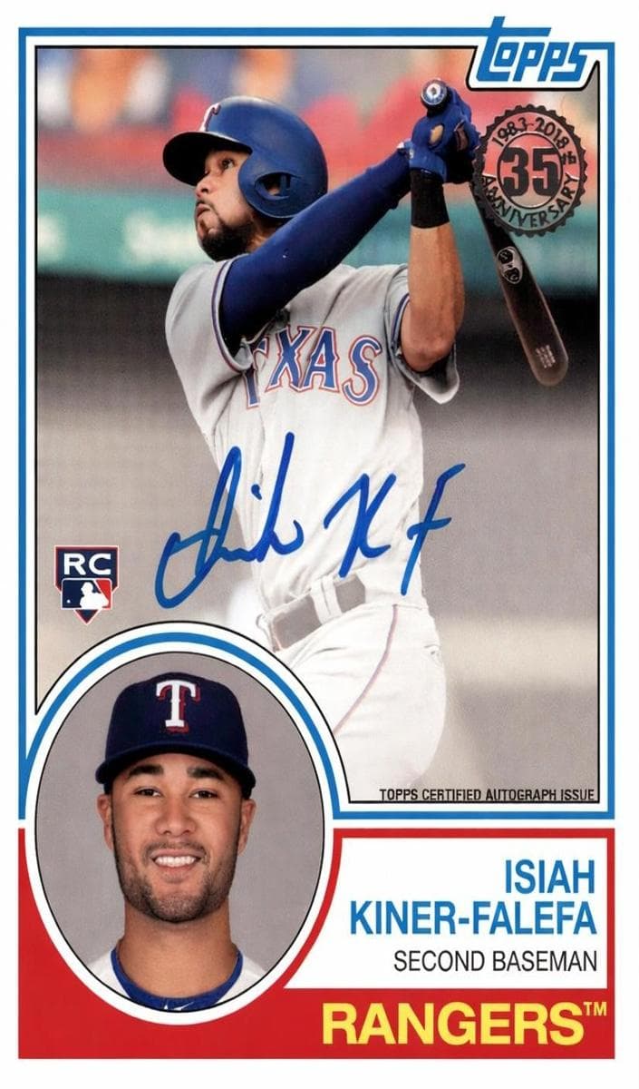 Isiah Kiner-Falefa 2018 topps Topps Update