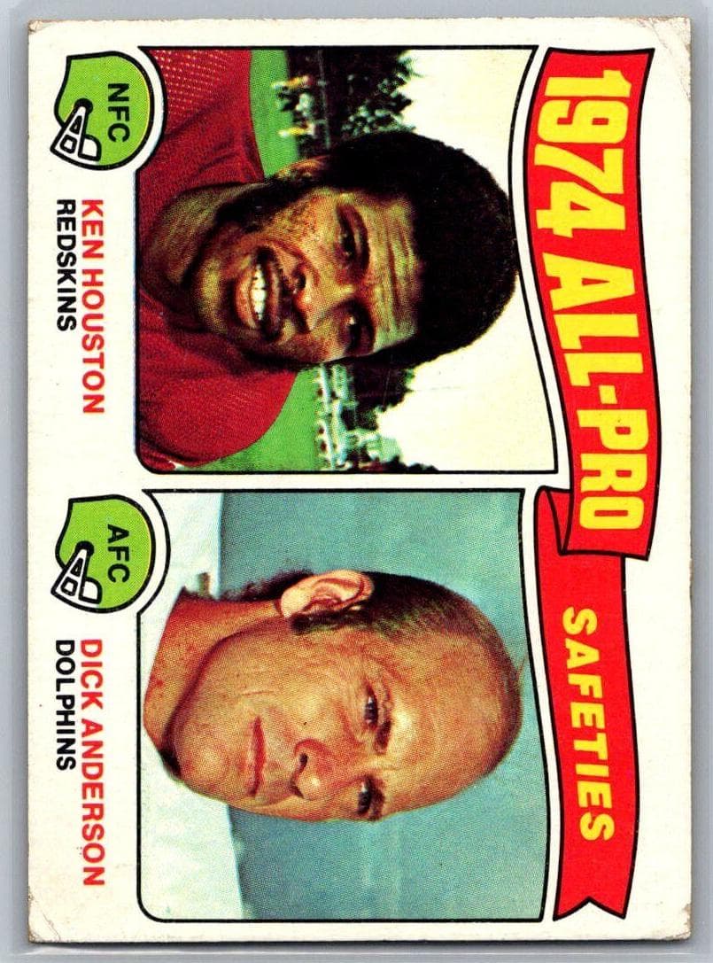 1974 All-Pro Safeties (Ken Houston / Dick Anderson) #222