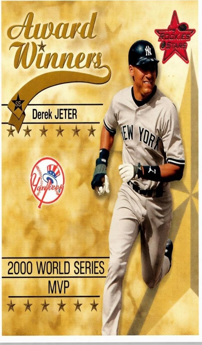 Derek Jeter 2002 leaf Rookies And Stars