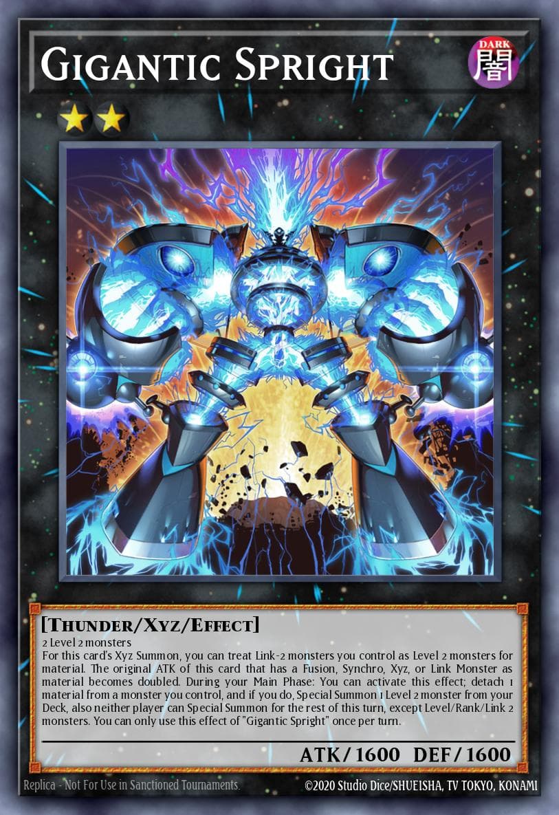 Gigantic Spright 2022 Yu-Gi-Oh! Power Of The Elements