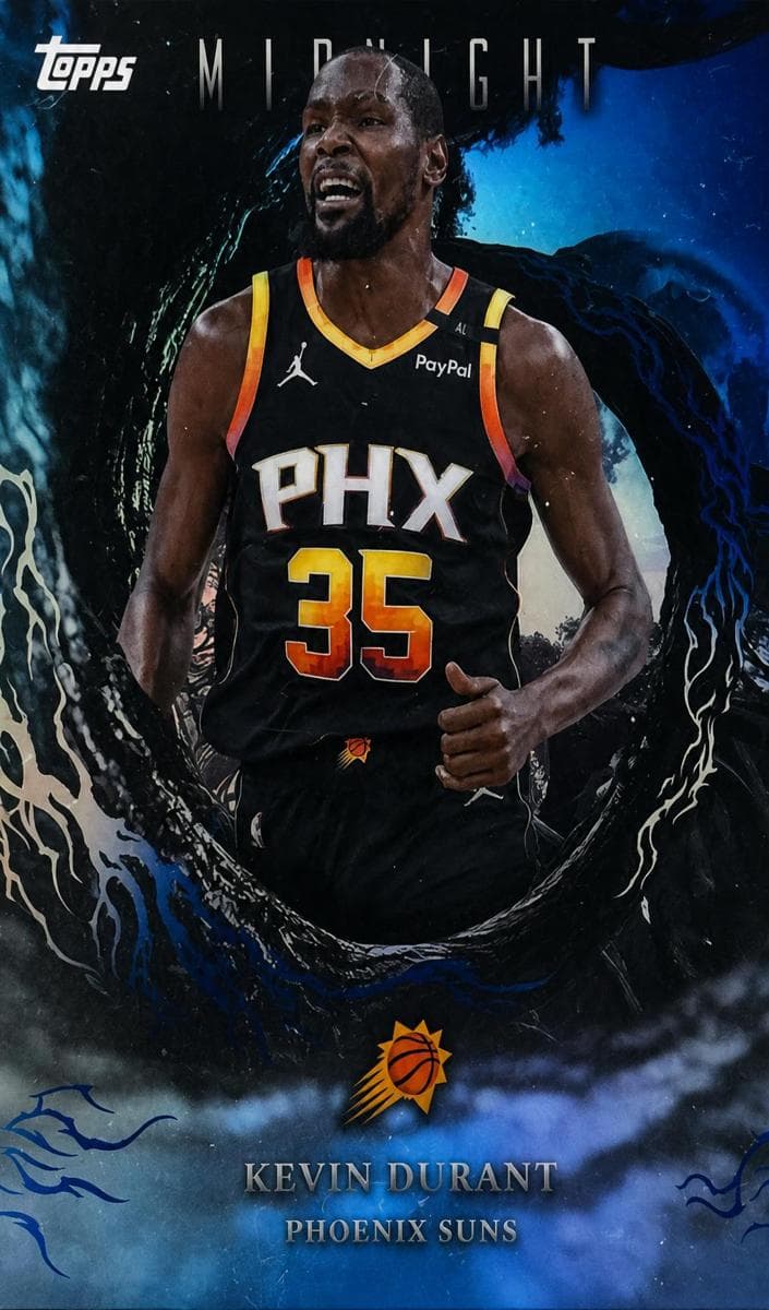 Kevin Durant 2025 topps Topps Midnight