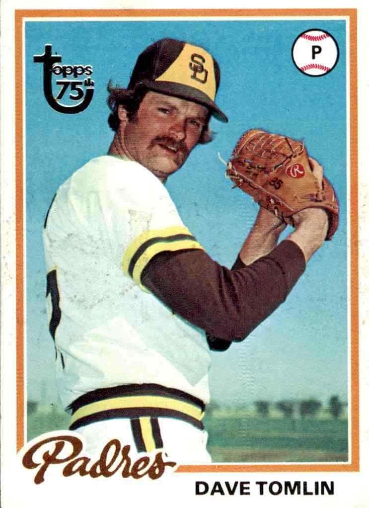 Dave Tomlin 1978 topps Topps