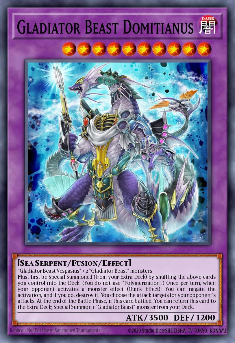 Gladiator Beast Domitianus 2019 Yu-Gi-Oh! Chaos Impact