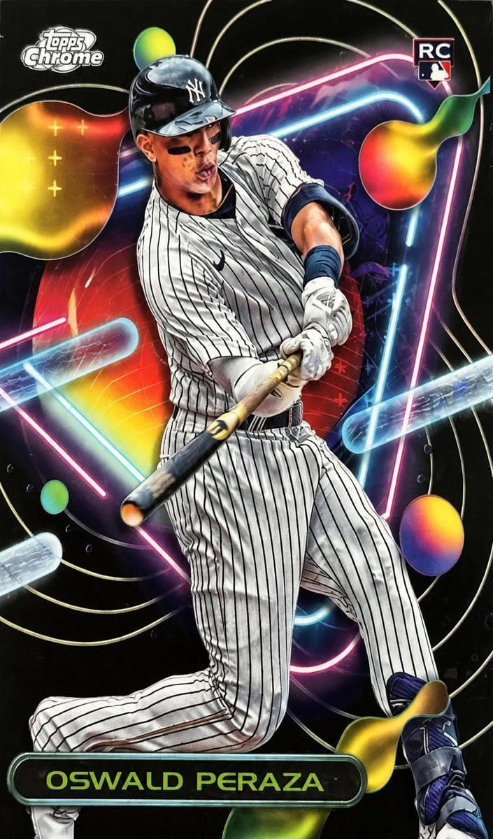 Oswald Peraza 2023 topps Topps Cosmic Chrome
