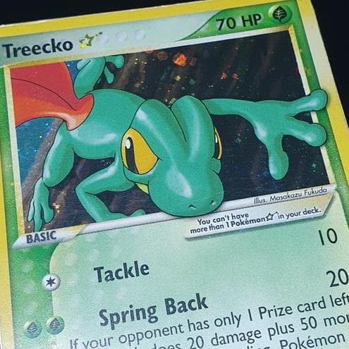 Treecko trading card