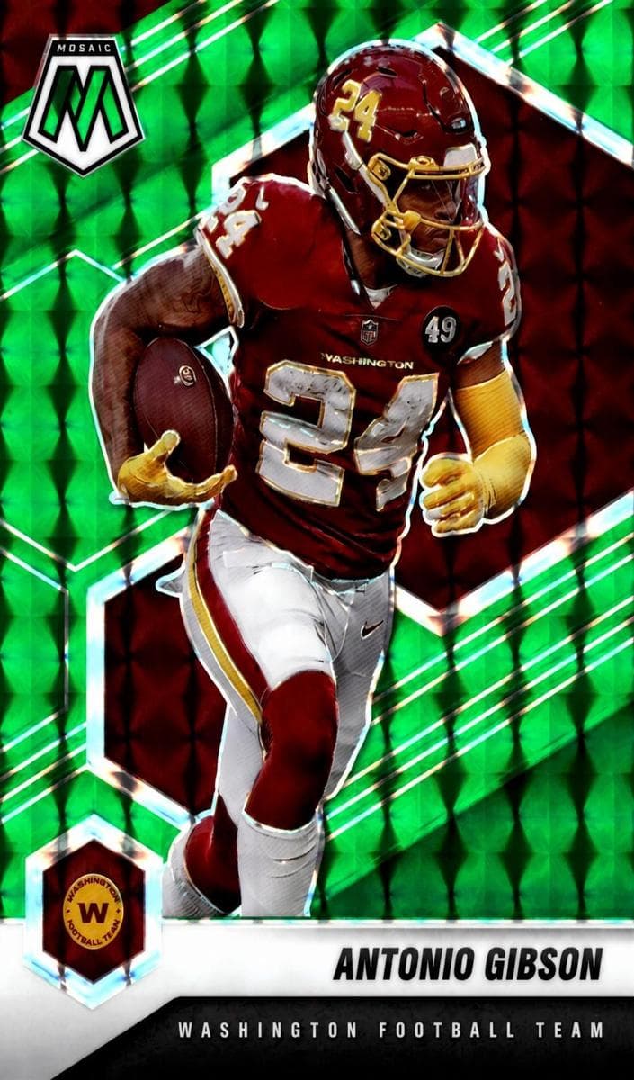 Antonio Gibson 2021 panini Panini Mosaic