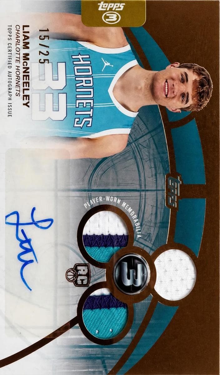 Liam McNeeley 2025 topps Topps 3