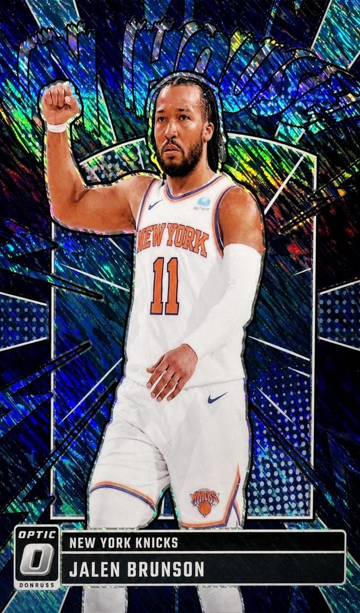 Jalen Brunson 2024 panini Donruss Optic