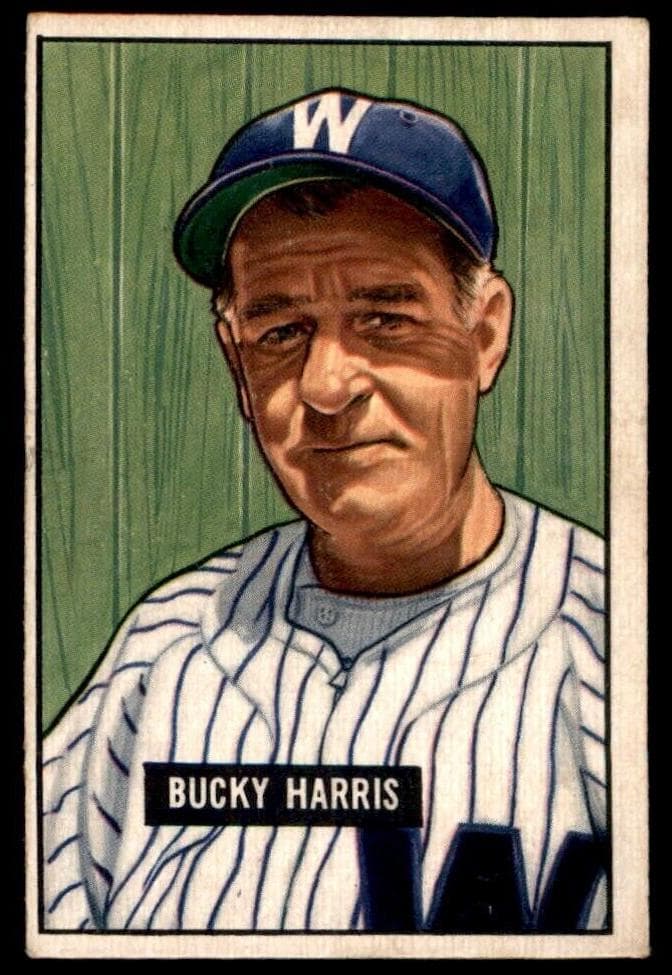 Bucky Harris 1951 bowman Bowman