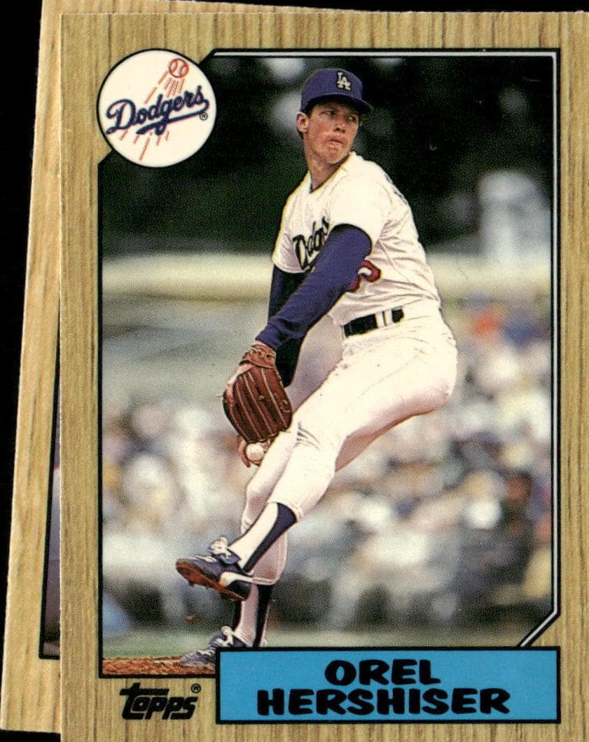 Orel Hershiser 1987 topps