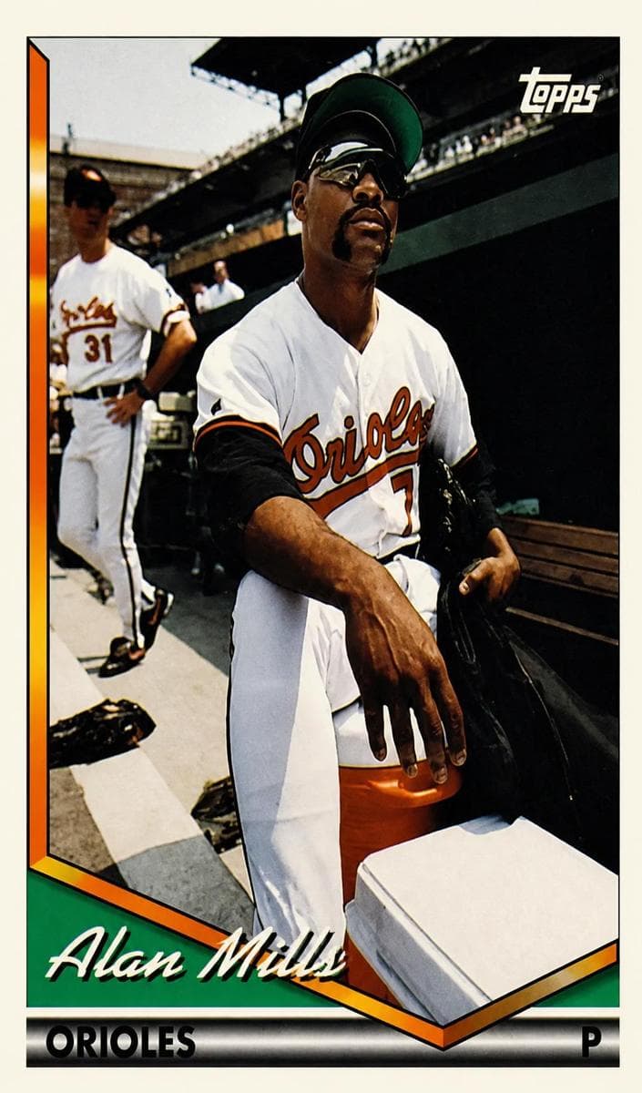 Alan Mills 1994 topps Topps